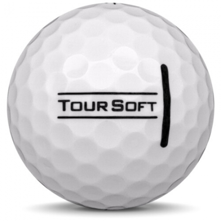 Golfpallo Titleist Tour Soft Vuosimallissa 2023.