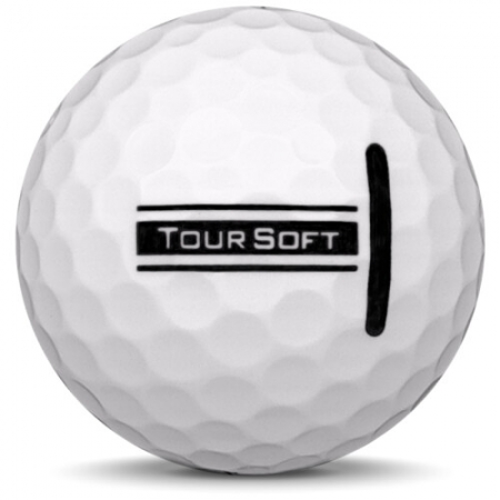 Golfpallo Titleist Tour Soft Vuosimallissa 2025.
