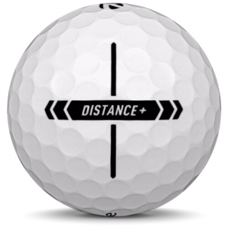 Golfpallo TaylorMade Distance+ Vuosimallissa 2025.