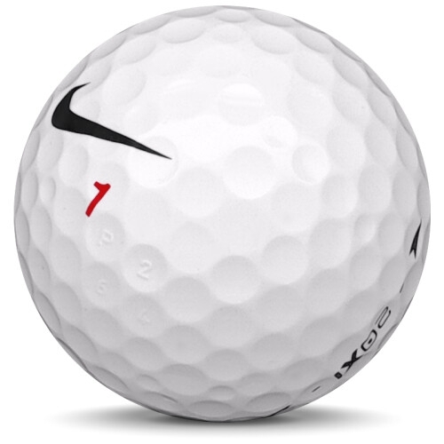 Golfboll av modellen Nike 20 XI i vit färg sned bild