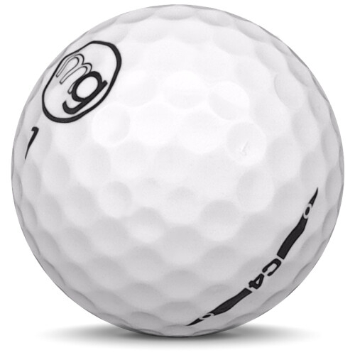 Golfboll av modellen Others MG 4C i 2019 års version med vit färg sned bild