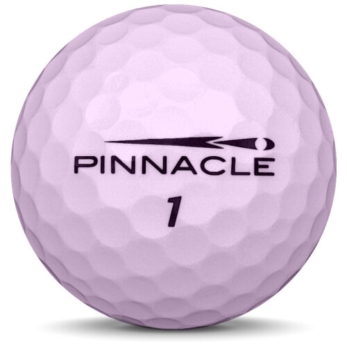 Golfboll av modellen Pinnacle Bling i rosa färg framifrån