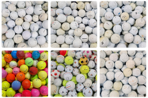 6 erilaista harjoitusgolfpalloa
