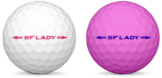 Srixon Soft Feel Lady Eri väriset golfpallot