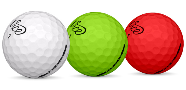 Vice Pro Plus Eri väriset golfpallot